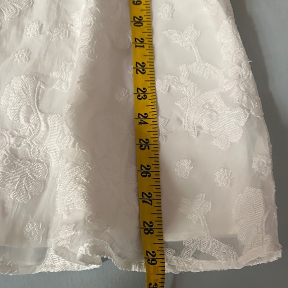 Princess Polly New Chapters Broderie Mini Dress White Floral Embroidery Size 8 - Picture 11 of 12